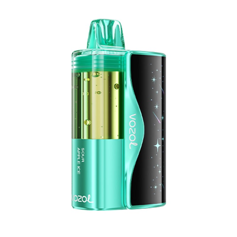 Vozol Mega 50K Sour Apple Ice Disposable Vape - Black Coral
